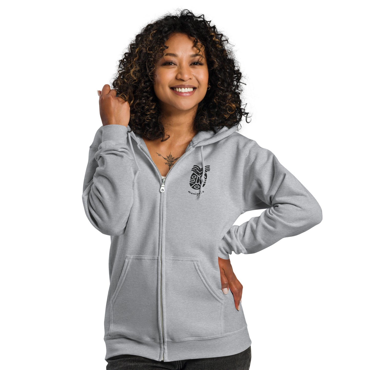 Manipel'e Unisex Heavy Blend Zip Hoodie - Manipel'e