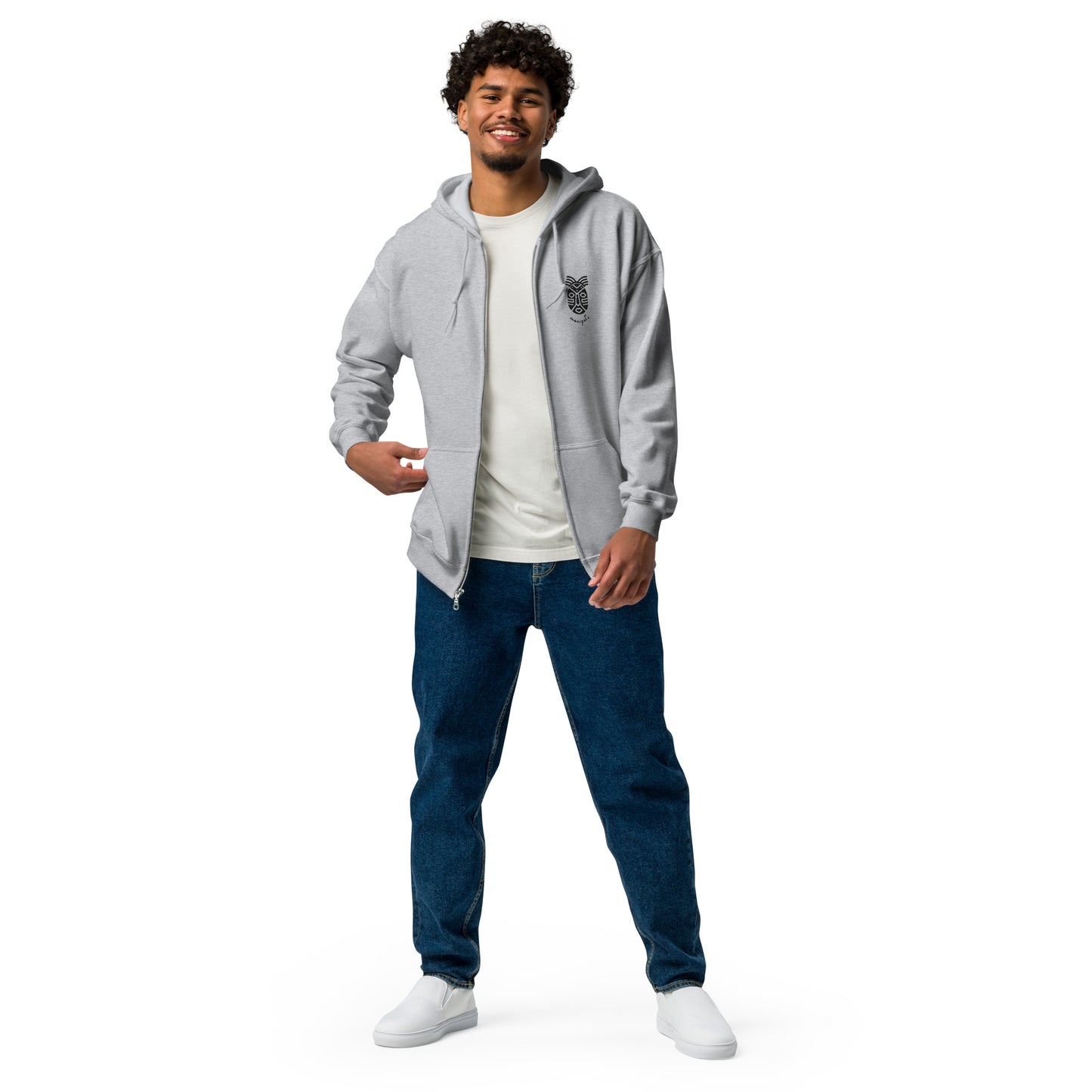 Manipel'e Unisex Heavy Blend Zip Hoodie - Manipel'e