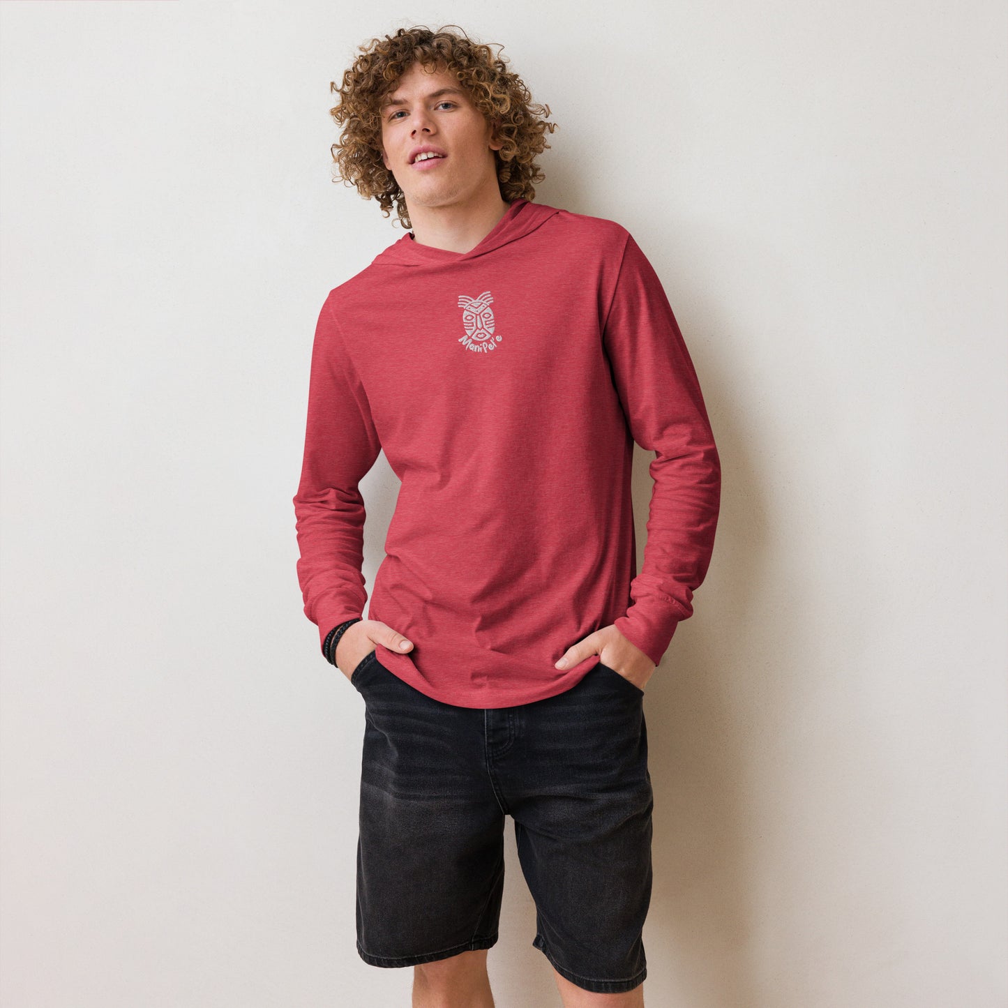 Manipele's Hooded long-sleeve tee