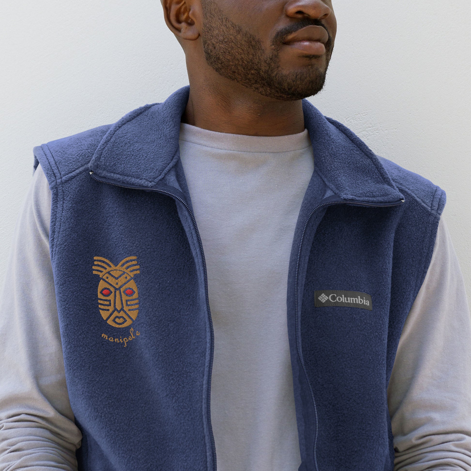 Manipel'e Men’s Columbia Fleece Vest - Manipel'e