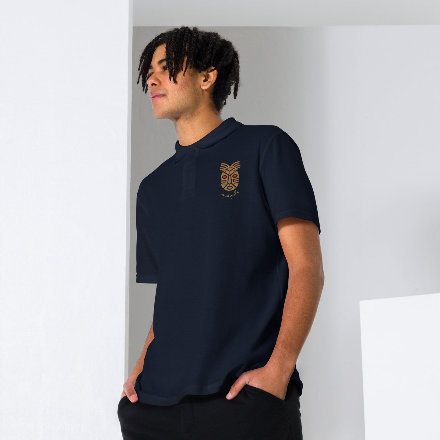 Manipel'e Unisex Pique Polo Shirt - Manipel'e