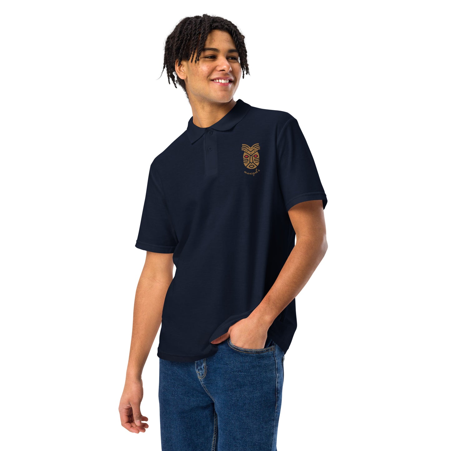 Manipel'e Unisex Pique Polo Shirt - Manipel'e