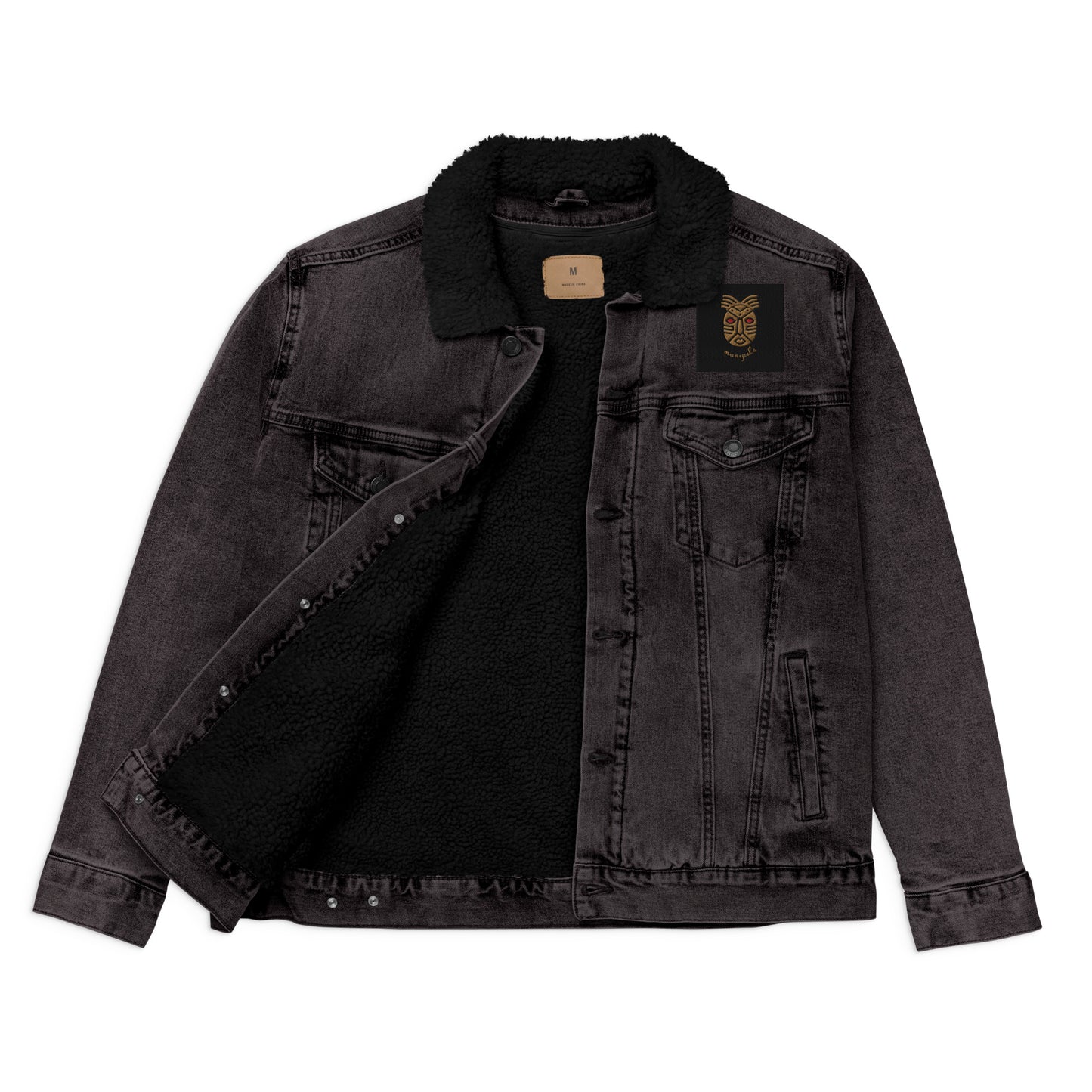 Manipele's Unisex denim sherpa jacket - Manipel'e