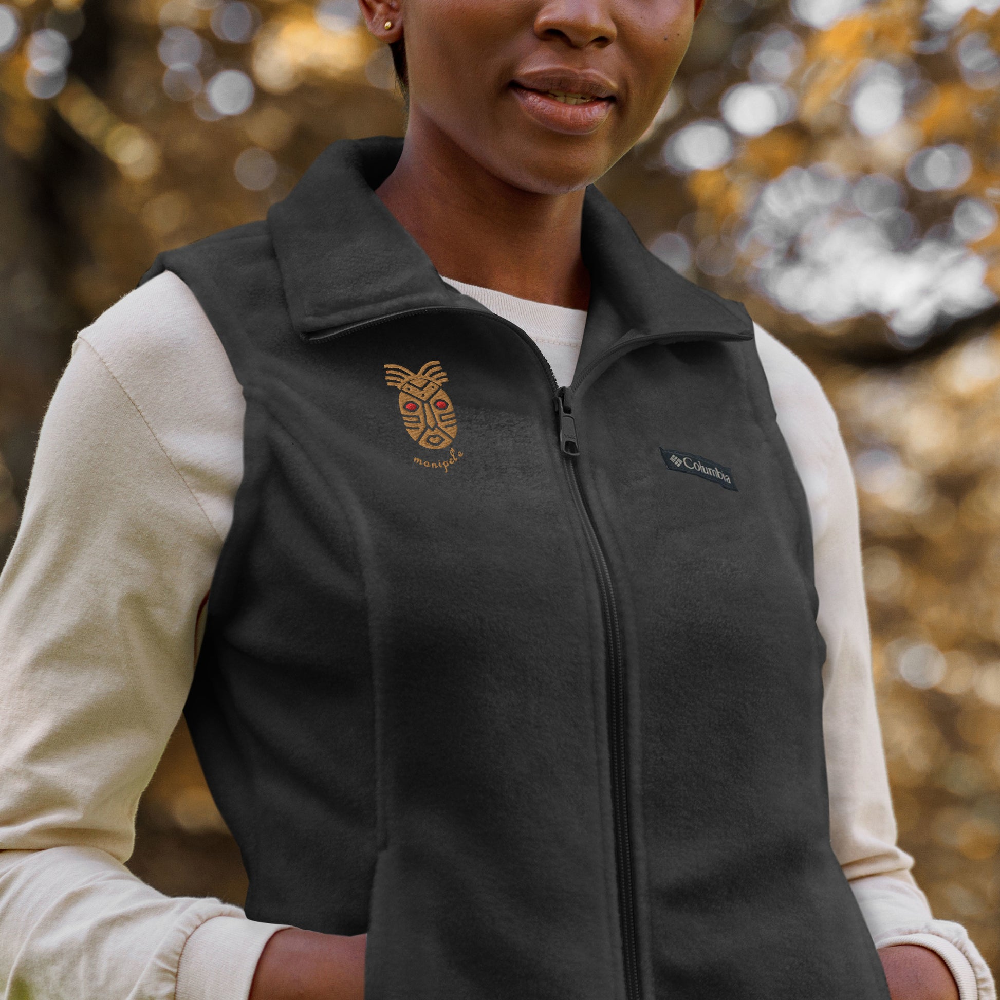 Manipel'e Women’s Columbia Fleece Vest - Manipel'e