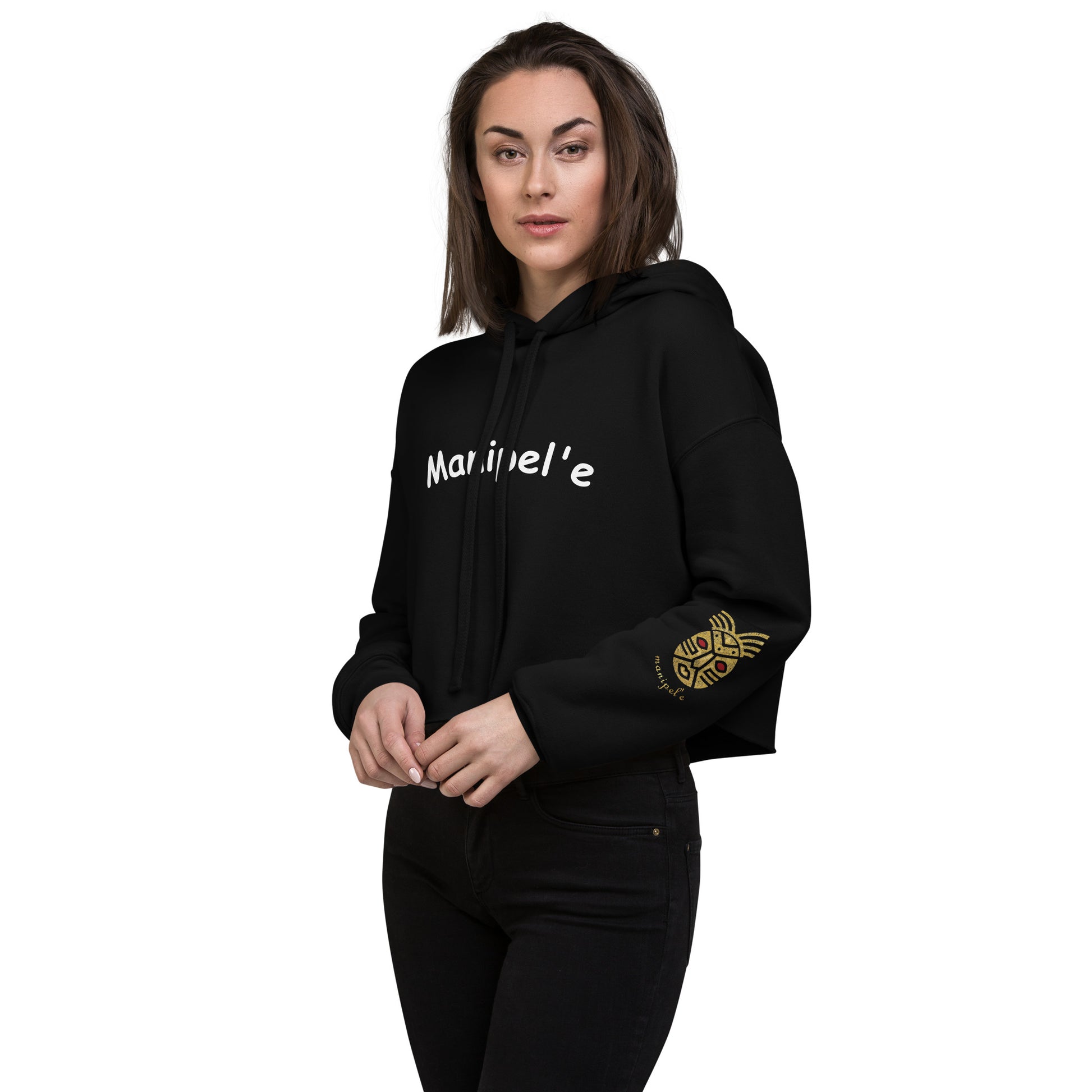 Manipel'e Women Crop Hoodie - Manipel'e